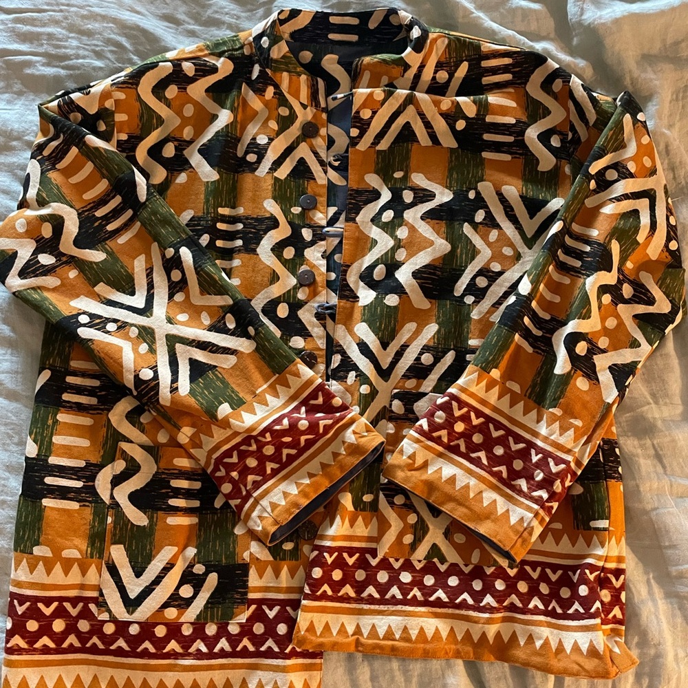 Amazing Reversible Patterned One Of A Kind Jacket - image 3